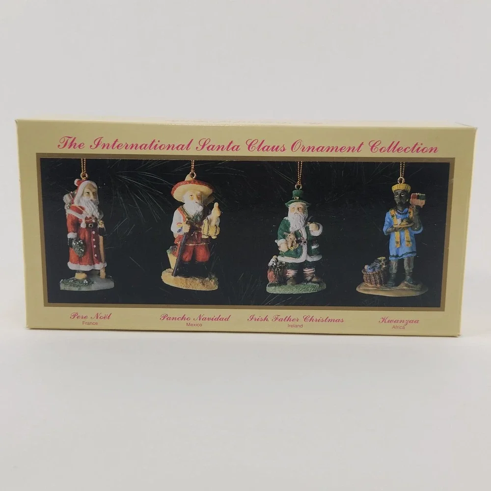International Santa Claus Ornament Collection international santa